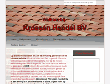 Tablet Screenshot of kroesenhandel.nl